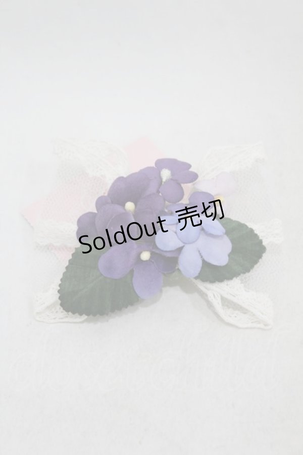 画像1: Melody BasKet / Violet laceブローチ   H-25-05-22-1004-LO-ZA-KB-ZH (1)