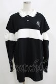 画像1: NieR Clothing / 襟付きプルオーバー  黒×白 H-25-05-22-055-PU-TO-KB-ZH (1)
