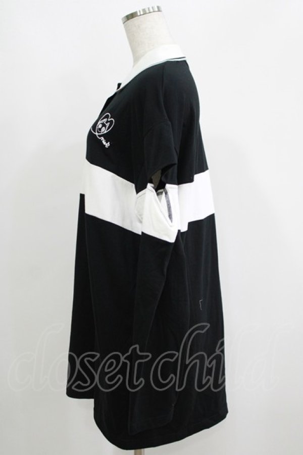 画像2: NieR Clothing / 襟付きプルオーバー  黒×白 H-25-05-22-055-PU-TO-KB-ZH (2)