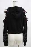 画像3: NieR Clothing / レースアッププルパーカー  黒 H-25-05-22-056-PU-TO-KB-ZH (3)