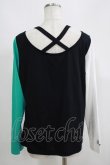 画像3: NieR Clothing / 配色切替カットソー  シエル配色 H-25-05-22-059-PU-TO-KB-ZH (3)
