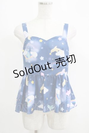 画像: MILK / ドルフィンキャミ  ブルー H-25-05-22-062-ML-TO-KB-ZH