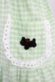 画像4: Katie / TERRIER PARADE sun dress FREE GREEN GINGHAM H-25-05-22-006-LO-OP-KB-ZH (4)