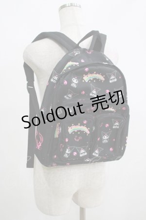画像: NieR Clothing / BACKPACK 【クロミ×NieRちゃん】  ブラック H-25-05-22-066-PU-BG-KB-ZH