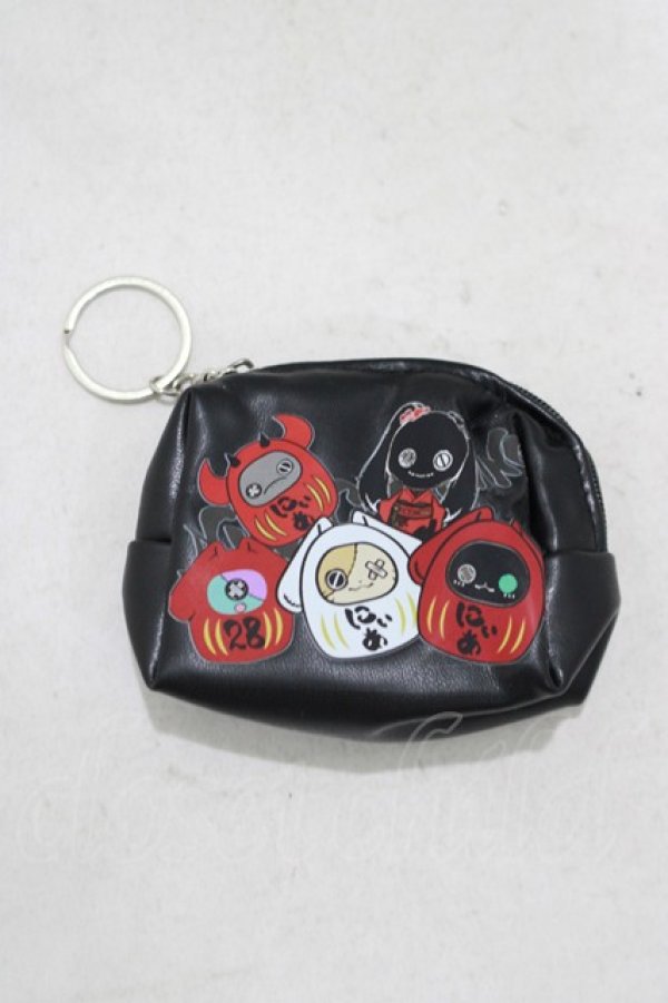 画像2: NieR Clothing / ミニポーチキーホルダー  黒 H-25-05-22-071-PU-ZA-KB-ZH (2)