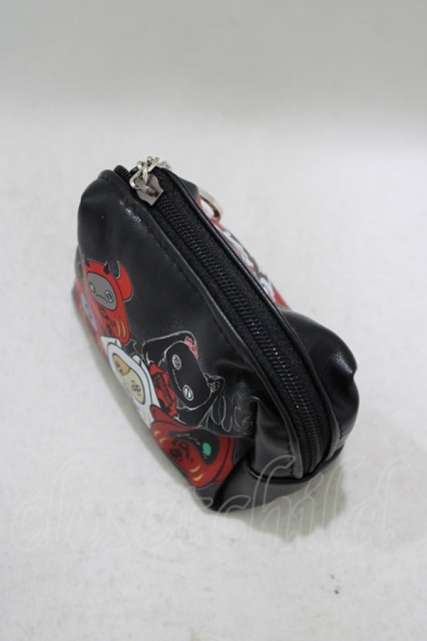 画像3: NieR Clothing / ミニポーチキーホルダー  黒 H-25-05-22-071-PU-ZA-KB-ZH (3)