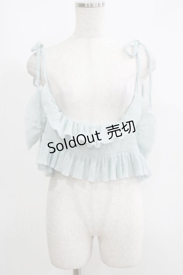 画像1: Katie / DREAMY DUO camisole top FREE BABY BLUE H-25-05-22-076-LO-TO-KB-ZH (1)