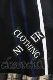 画像4: NieR Clothing / SUSPENDER×ベルト装飾付きブロッキングスカート  ブラック H-25-05-22-007-PU-SK-KB-ZH (4)