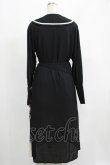 画像3: NieR Clothing / プリント切替ワンピース  黒 H-25-05-22-017-PU-OP-KB-ZH (3)