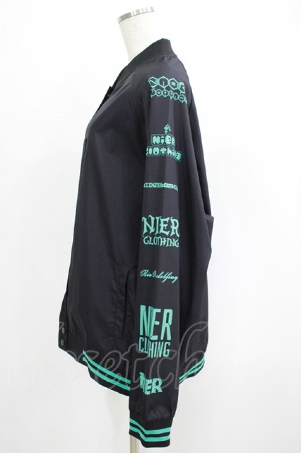 画像2: NieR Clothing / LIGHT BLOUSON JACKET  黒 H-25-05-22-021-PU-JA-KB-ZH (2)