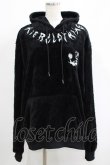 画像1: NieR Clothing / ふわもこプルパーカー  黒 H-25-05-22-023-PU-TO-KB-ZH (1)