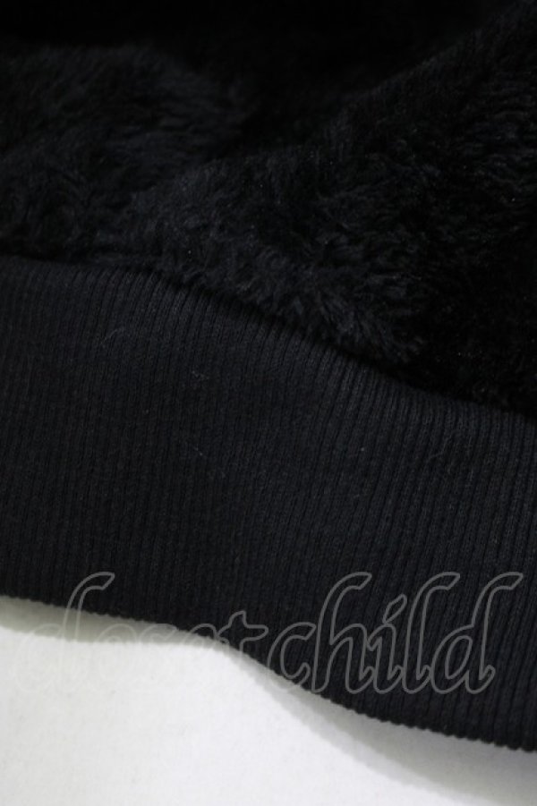 画像4: NieR Clothing / ふわもこプルパーカー  黒 H-25-05-22-023-PU-TO-KB-ZH (4)