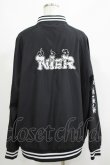 画像3: NieR Clothing / 刺繍ブルゾン F 黒 H-25-05-22-025-PU-JA-KB-ZH (3)