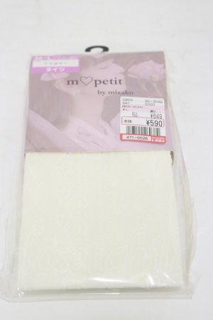画像: m petit by misako / AMタテレースアミタイツ M~L アイボリー H-25-05-23-006-LO-ZA-NS-ZH