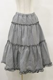 画像3: m petit by misako / NINA'Sコラボスカート L ブラック/ギンガム　リバーシブル H-25-05-23-049-LO-SK-NS-ZH (3)