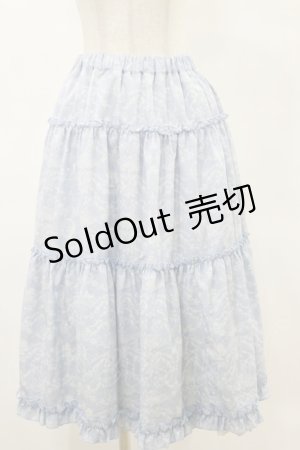 画像: m petit by misako / NINA'Sコラボスカート L サックス/アイボリー　リバーシブル H-25-05-23-050-LO-SK-NS-ZH