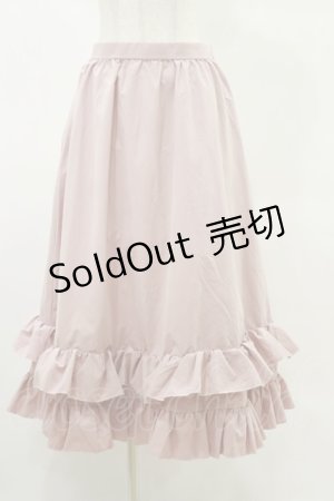 画像: FLC / MINA*ティアードスカート L ピンク H-25-05-23-052-LO-SK-NS-ZH