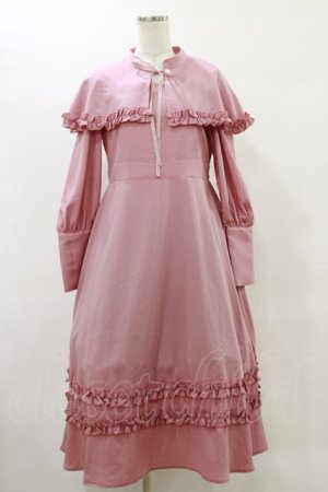 画像: FLC / MINA*ケープワンピース M ピンク H-25-05-23-076-LO-OP-NS-ZH