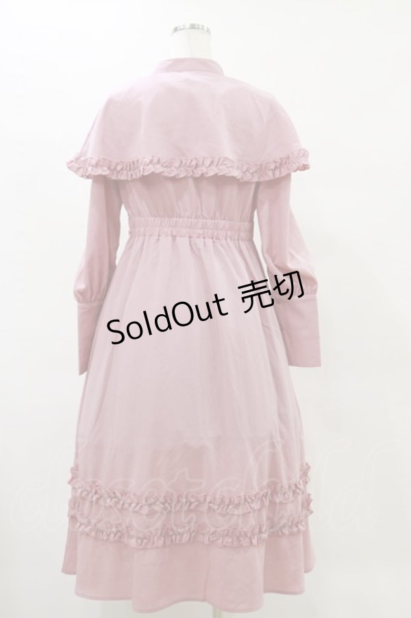 画像2: FLC / MINA*ケープワンピース M ピンク H-25-05-23-076-LO-OP-NS-ZH (2)
