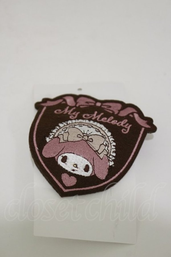 画像3: m petit by misako / サンリオキャラクターズコラボ マイメロディワッペン付きワンピース M ボルドー H-25-05-23-082-LO-OP-NS-ZH (3)