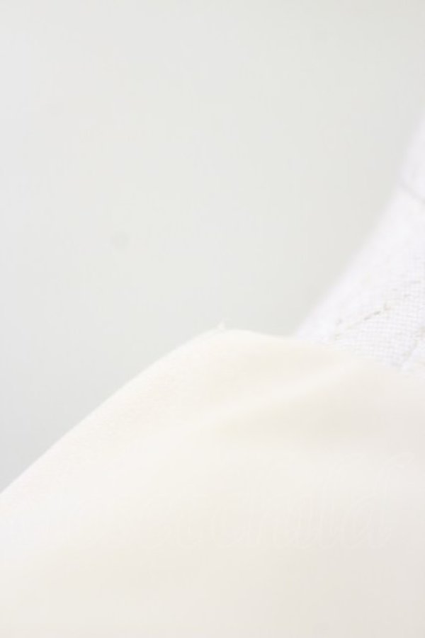 画像3: Maison de FLEUR Petite Robe canone / クロエが微笑むワンピース M Bordeaux H-25-05-23-083-EL-OP-NS-ZH (3)