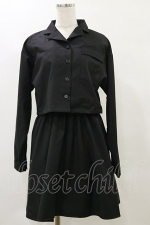 画像: Jamie エーエヌケー / Setuplikeシャツワンピース M ブラック H-25-05-23-087-LO-OP-NS-ZH