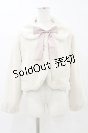 画像: m petit by misako / サンリオキャラクターズコラボ ショートコート L アイボリー H-25-05-23-016-LO-JA-NS-ZT-C057
