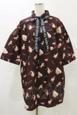 画像1: Jamie エーエヌケー / エンジェルプリントBIGシャツ M ブラウン H-25-05-23-025-LO-BL-NS-ZH (1)