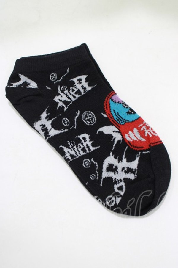 画像1: NieR Clothing / 靴下   H-25-05-25-010-PU-ZA-KB-ZH (1)