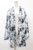 画像1: NieR Clothing / 総柄羽織  白 H-25-05-25-1032-PU-TO-KB-ZH (1)
