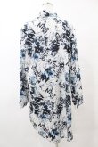 画像2: NieR Clothing / 総柄羽織  白 H-25-05-25-1032-PU-TO-KB-ZH (2)