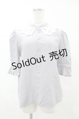 画像: merry jenny / キャンディースリーブブラウス  ラベンダー H-25-05-25-1033-LO-BL-KB-ZH