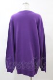 画像2: NieR Clothing / プリントSWEAT  2XL パープル H-25-05-25-1039-PU-TO-KB-ZH (2)
