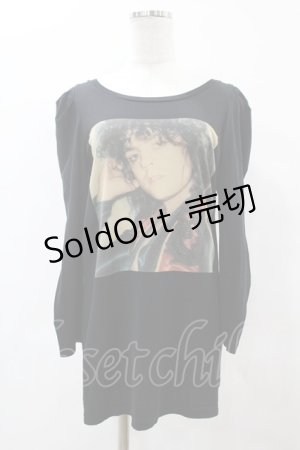 画像: HYSTERIC GLAMOUR / T-REX/MARK BOLANプリントTシャツ  黒 H-25-05-25-1045-PU-TO-KB-ZH