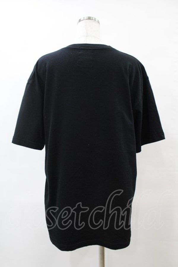 画像2: yaponskii / ピエロよだれベアTシャツ  黒 H-25-05-25-1046-PU-TO-KB-ZH (2)