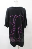 画像2: yaponskii / モヒカンよだれベアTシャツ  黒 H-25-05-25-1048-PU-TO-KB-ZH (2)