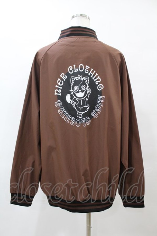 画像2: NieR Clothing / 内ポケット付きMILK CHOCOLATE BLOUSON 【ミケ】  茶 H-25-05-25-1055-PU-JA-KB-ZT084 (2)