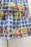 画像5: Melody BasKet / Fruits BasKetサロペットスカート M ブルー H-25-05-25-1014-LO-SK-KB-ZH (5)