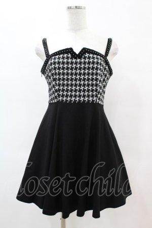画像: PUNK RAVE / Swallow gird stitching suspenders punk little black dress XS 黒 H-25-05-25-1017-PU-OP-KB-ZH