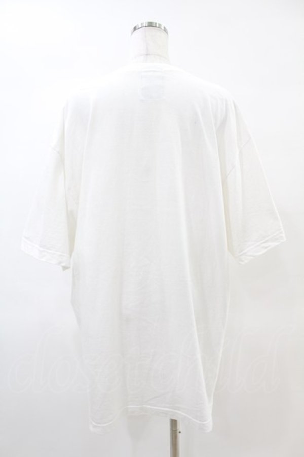 画像2: yaponskii / ギンガムTよだれベアTシャツ  白 H-25-05-25-1026-PU-TO-KB-ZH (2)