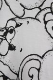 画像4: yaponskii / よだれベア総柄カットソー  白 H-25-05-25-1030-PU-TO-KB-ZH (4)