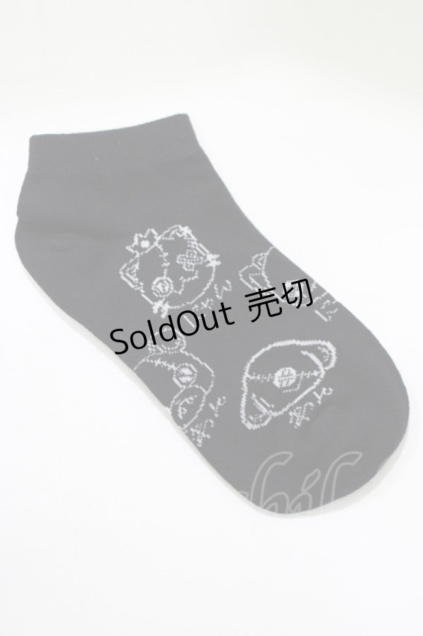 画像1: NieR Clothing / 靴下   H-25-05-25-014-PU-ZA-KB-ZH (1)