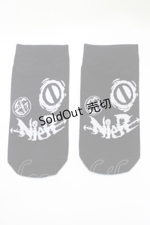 画像1: NieR Clothing / 靴下   H-25-05-25-017-PU-ZA-KB-ZH (1)