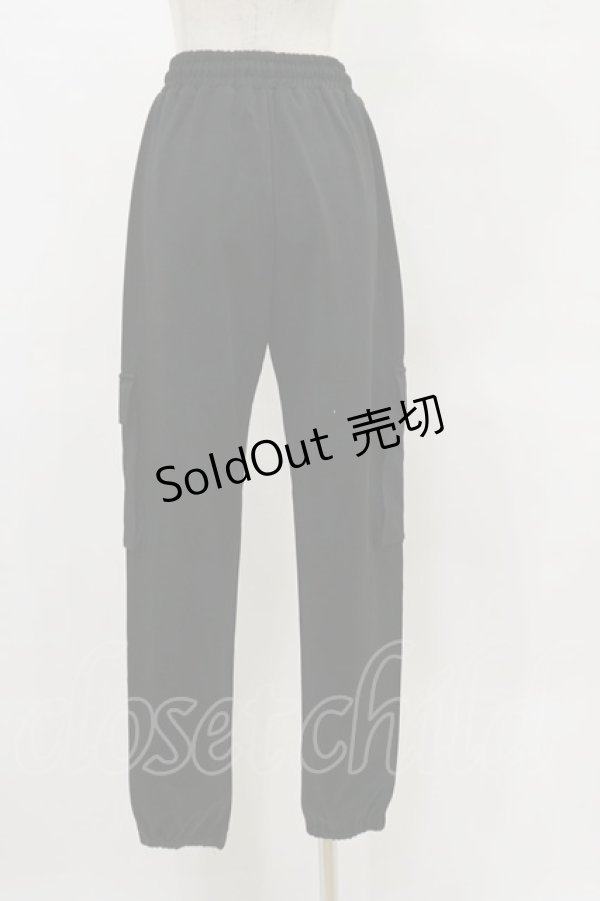 画像2: NieR Clothing / ポケット付パンツ  黒 H-25-05-26-064-PU-PA-KB-ZH (2)