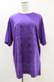 画像1: NieR Clothing / プリントTシャツ XL 紫 H-25-05-26-051-PU-TO-KB-ZH (1)