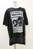 画像1: NieR Clothing / プリントCOTTON CUTSEW 3XL 黒 H-25-05-26-052-PU-TO-KB-ZH (1)