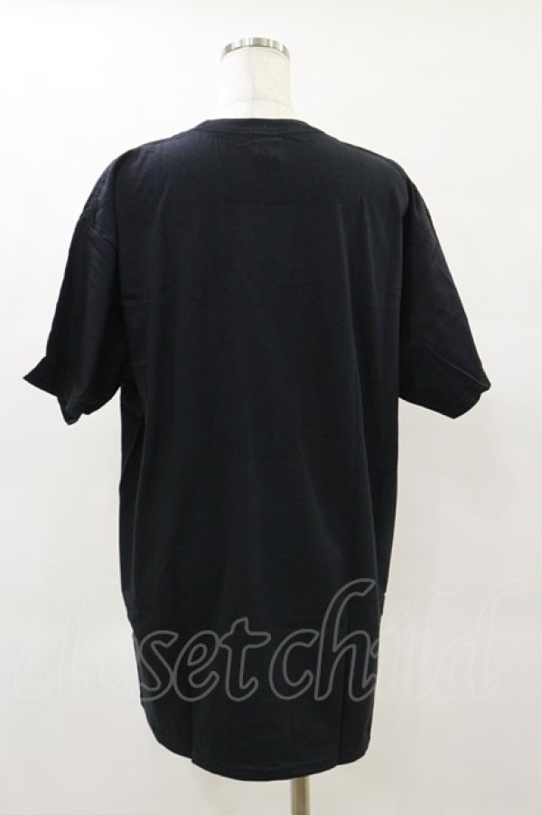 画像2: NieR Clothing / プリントCOTTON CUTSEW XL 黒 H-25-05-26-057-PU-TO-KB-ZH (2)