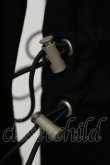 画像4: NieR Clothing / ギャザープルパーカー  黒 H-25-05-26-060-PU-TO-KB-ZH (4)