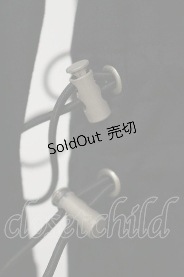 画像4: NieR Clothing / ギャザープルパーカー  黒 H-25-05-26-060-PU-TO-KB-ZH (4)