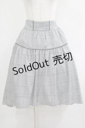 画像: axes femme POETIQUE / グレンチェックフィッシュテールスカート M ブラック H-25-05-27-022-AX-SK-NS-ZH
